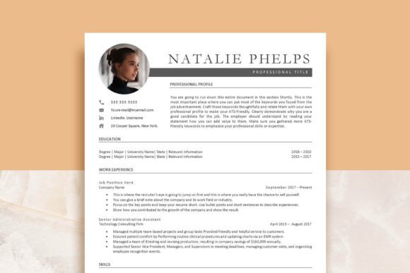 Download ATS Professional Resume Template - Resume template Collection