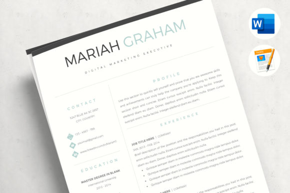 Download Professional Resume Template &amp; Cover Letter - Resume template Collection